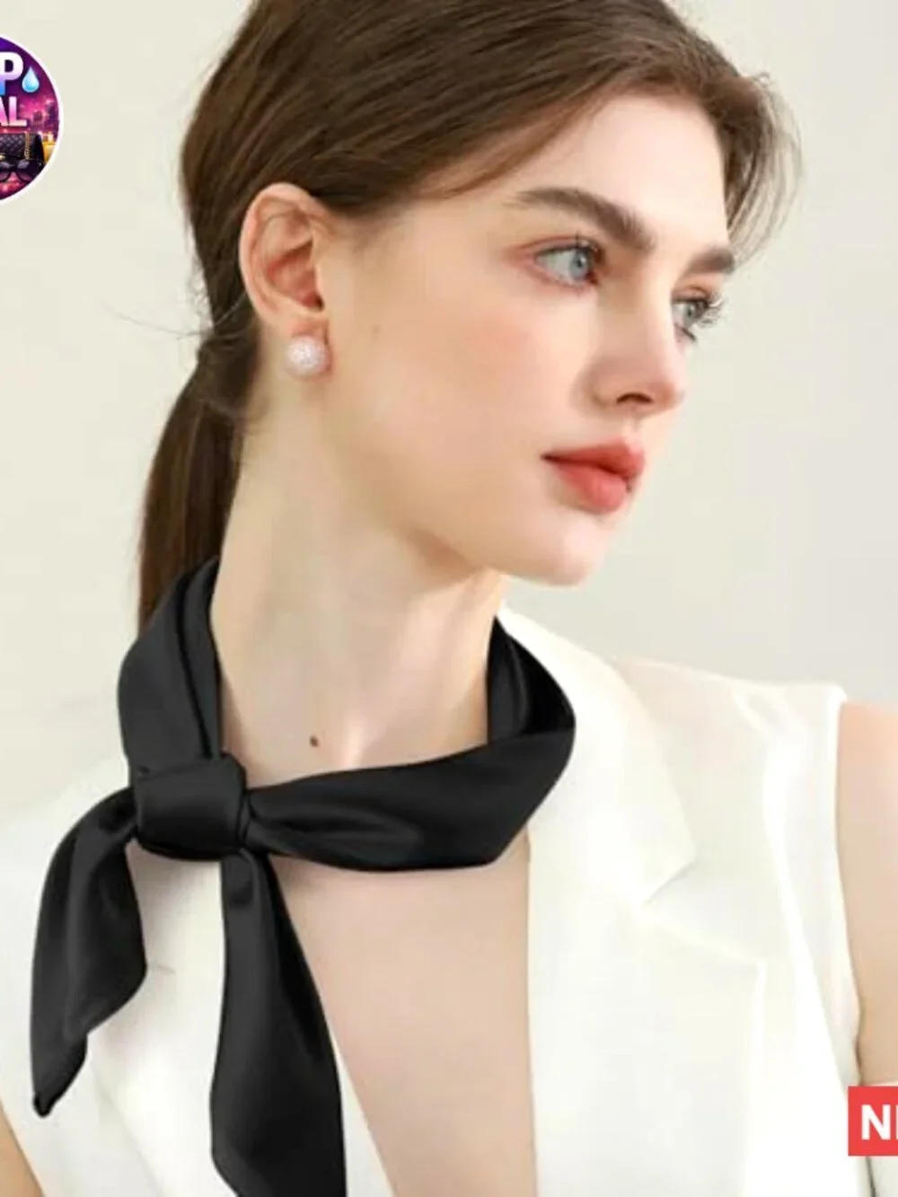 Satin Square Scarf 26